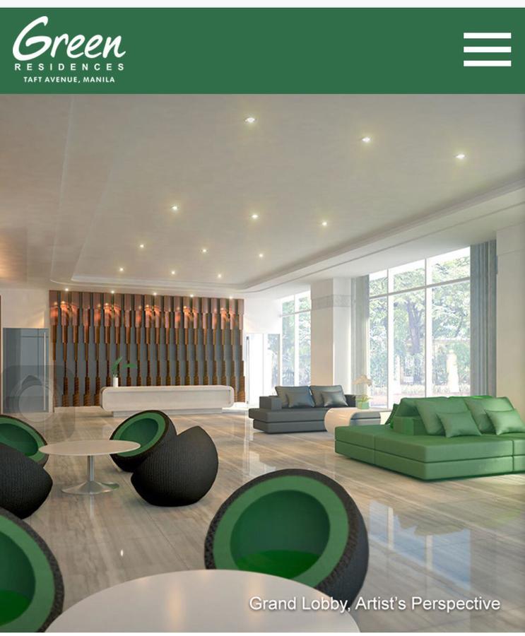 Stays At Green Residences 1 Studio Room Couples Bed With Complimentary Breakfast For 2 Manila Exterior foto